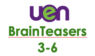 Uen 3 6 Brainteasers logo