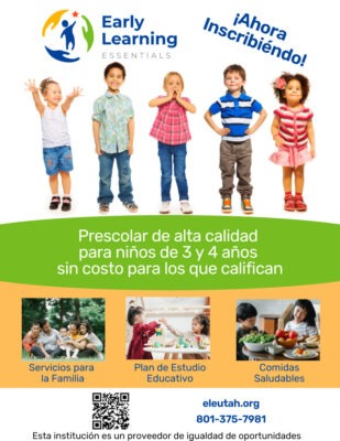 Preschool Flyer for 3 & 4 year olds - Spanish