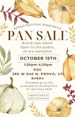 Decorative Flyer for Annual Pan Sale